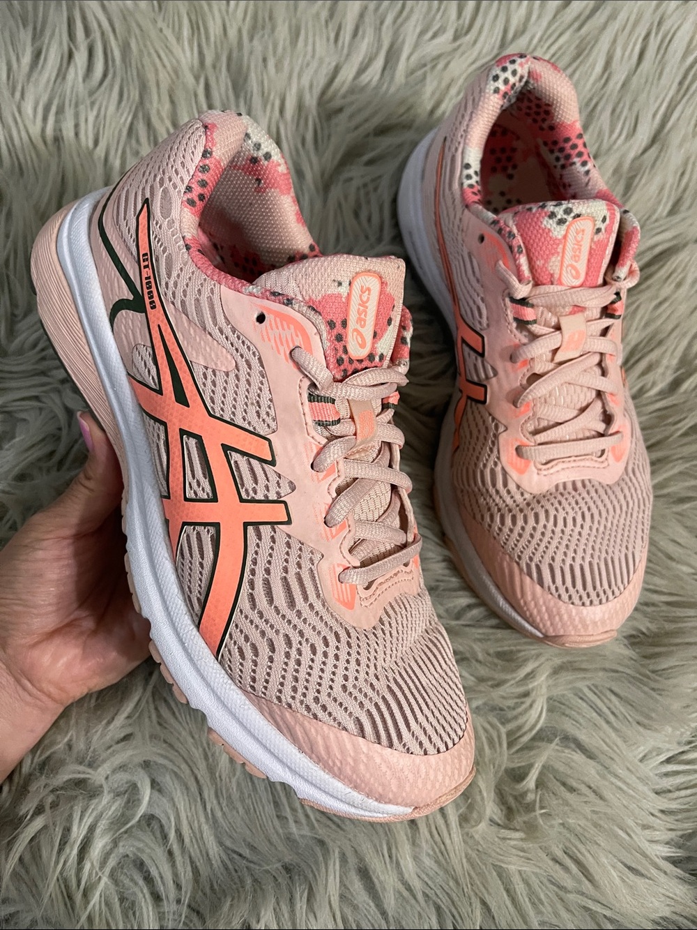 ASICS GT-1000 Peach-Accent Women's Athletic Running Shoes